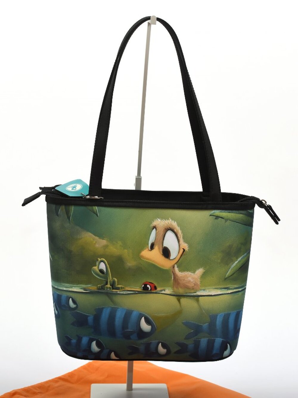 Rob Kaz Art Friends Along the Way Ollie Beau Shoulder Bag Purse Rare